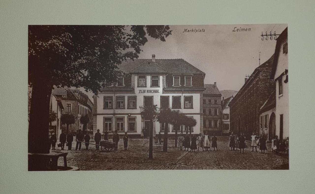 Gasthause Zur Krone Hotel Leimen  Dış mekan fotoğraf